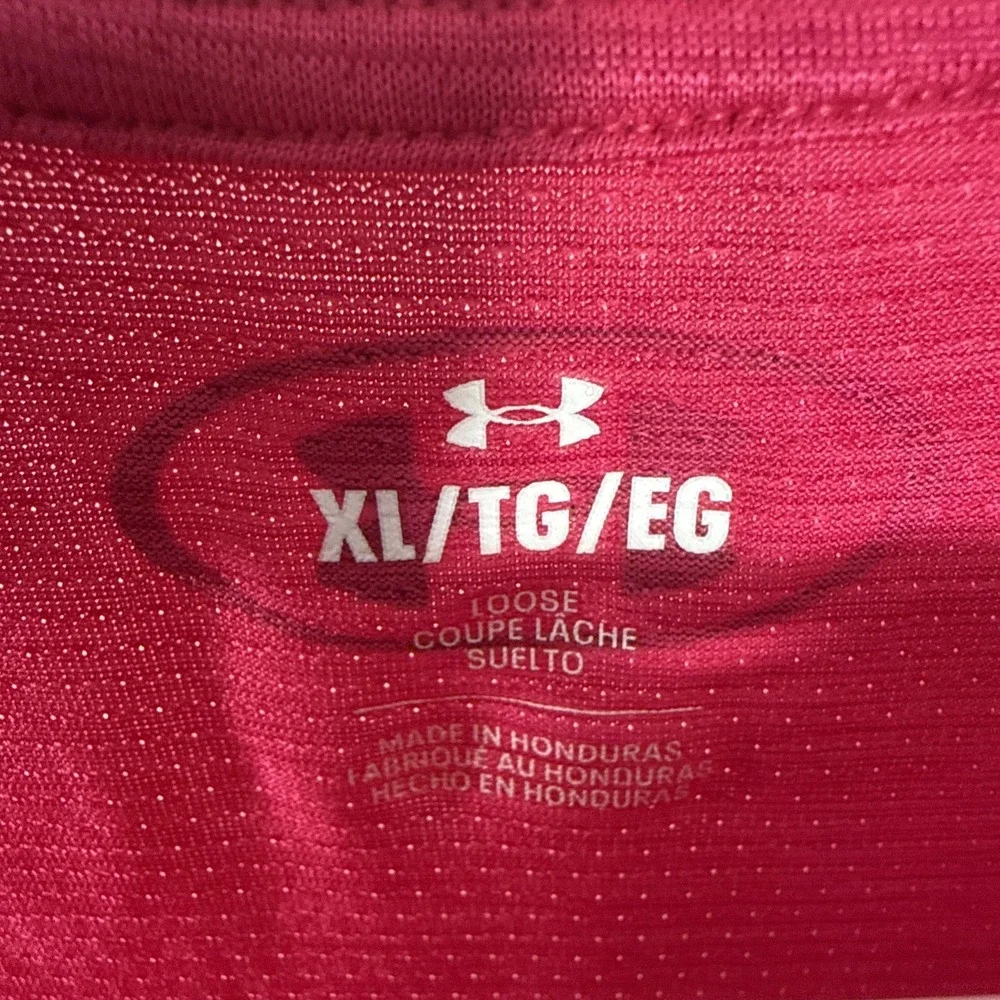 Under Armour Men's Size XL Fuchsia Tech‎ Vent Sleeveless Shirt 1384290-681 $35